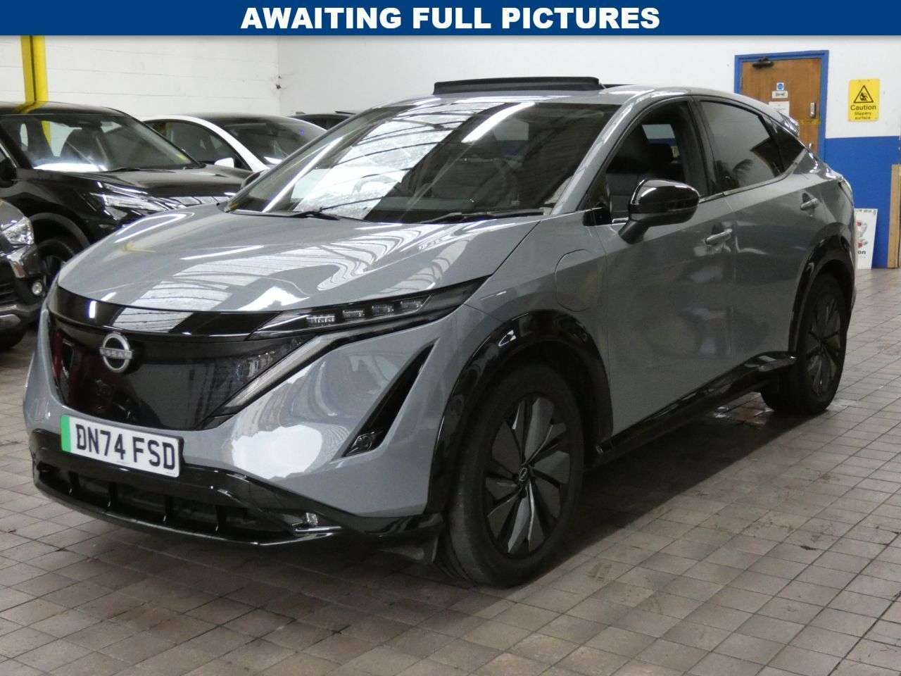 A 2024 NISSAN ARIYA 87kWh Advance SUV 5dr Electric Auto e-4ORCE 22kW Charger (306 ps) GENUINE L A 2024 NISSAN ARIYA 87kWh Advance SUV 5dr Electric Auto e-4ORCE 22kW Charger (306 ps) GENUINE L