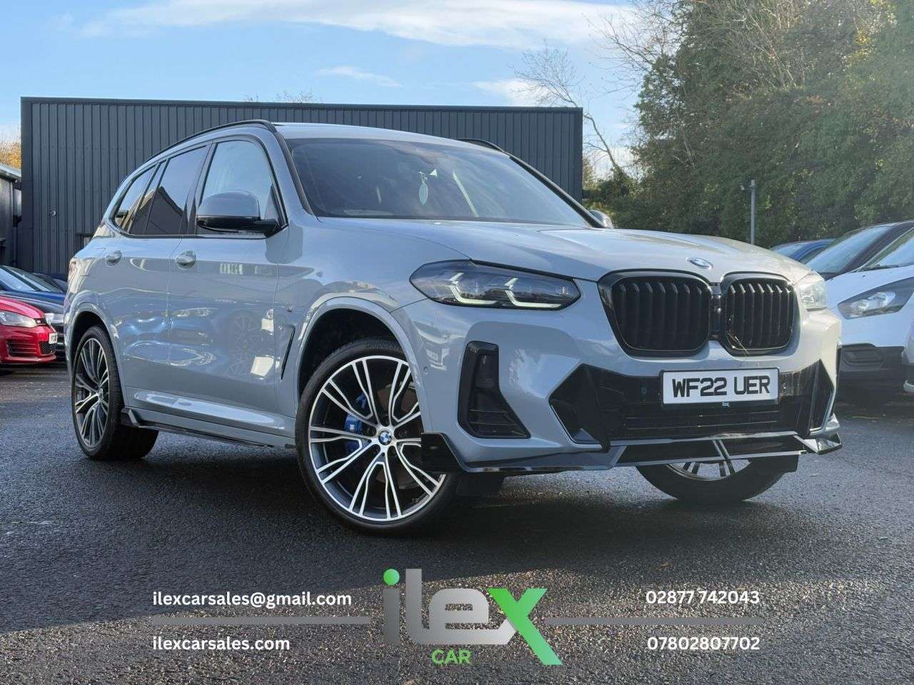 A 2022 BMW X3 2.0 20d MHT M Sport SUV 5dr Diesel Hybrid Auto xDrive Euro 6 (s/s) (190 ps) A 2022 BMW X3 2.0 20d MHT M Sport SUV 5dr Diesel Hybrid Auto xDrive Euro 6 (s/s) (190 ps)