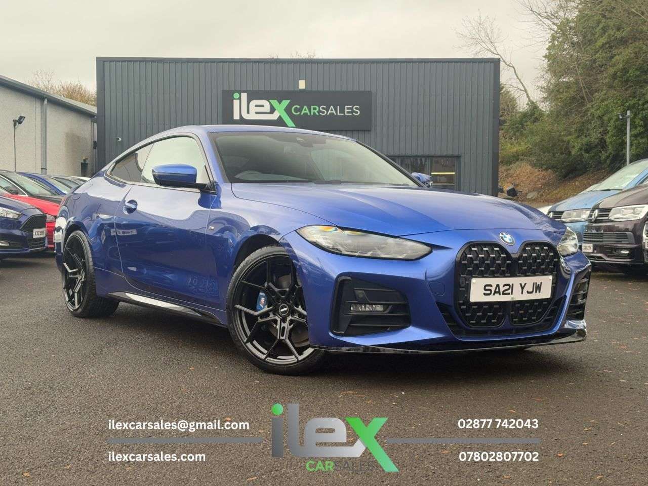 A 2021 BMW 4 SERIES 2.0 420d MHT M Sport Coupe 2dr Diesel Hybrid Auto xDrive Euro 6 (s/s) (190 A 2021 BMW 4 SERIES 2.0 420d MHT M Sport Coupe 2dr Diesel Hybrid Auto xDrive Euro 6 (s/s) (190