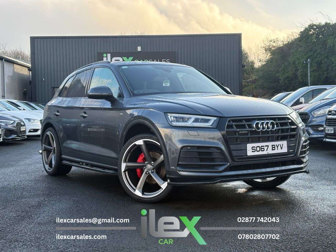 A 2018 AUDI Q5 2.0 TDI S line SUV 5dr Diesel S Tronic quattro Euro 6 (s/s) (190 ps) nav, h A 2018 AUDI Q5 2.0 TDI S line SUV 5dr Diesel S Tronic quattro Euro 6 (s/s) (190 ps) nav, h