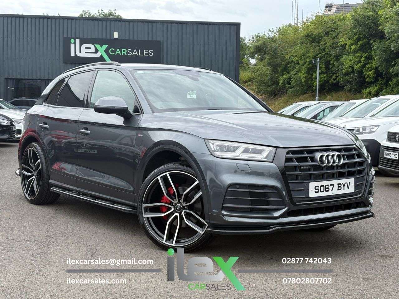 A 2018 AUDI Q5 2.0 TDI S line SUV 5dr Diesel S Tronic quattro Euro 6 (s/s) (190 ps) nav, h A 2018 AUDI Q5 2.0 TDI S line SUV 5dr Diesel S Tronic quattro Euro 6 (s/s) (190 ps) nav, h