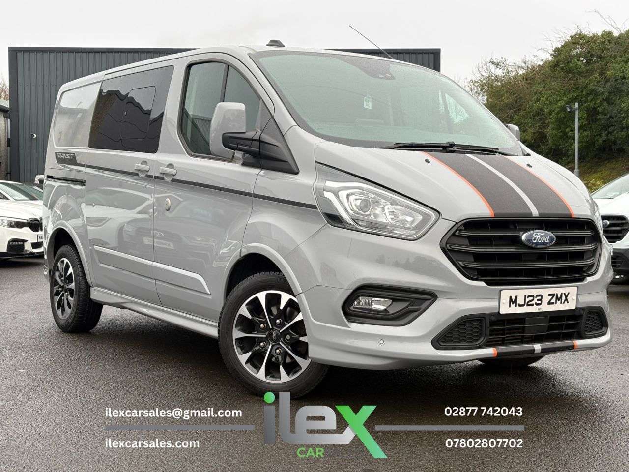 A 2023 FORD TRANSIT CUSTOM 2.0 320 EcoBlue Sport Crew Van Double Cab 5dr Diesel Auto L1 H1 Euro 6 (170 A 2023 FORD TRANSIT CUSTOM 2.0 320 EcoBlue Sport Crew Van Double Cab 5dr Diesel Auto L1 H1 Euro 6 (170