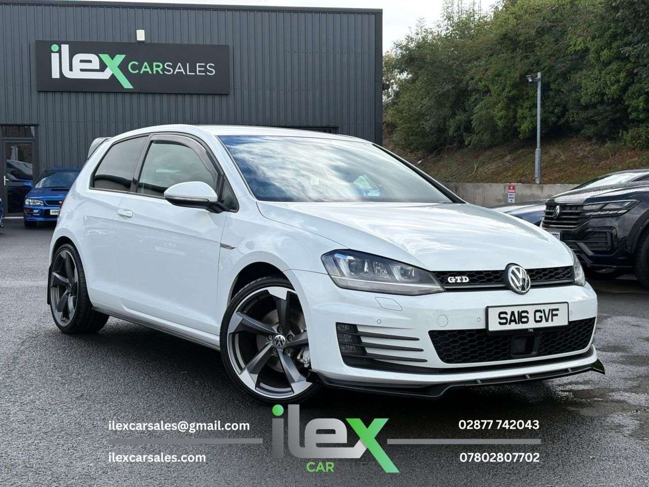 A 2016 VOLKSWAGEN GOLF 2.0 TDI BlueMotion Tech GTD Hatchback 3dr Diesel Manual Euro 6 (s/s) (184 p A 2016 VOLKSWAGEN GOLF 2.0 TDI BlueMotion Tech GTD Hatchback 3dr Diesel Manual Euro 6 (s/s) (184 p