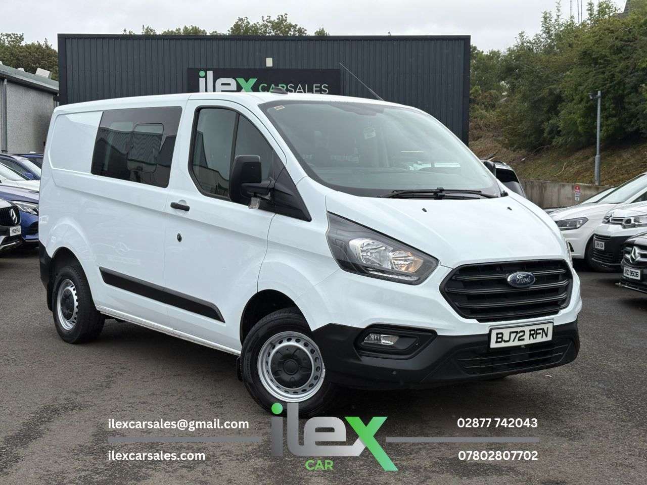 A 2022 FORD TRANSIT CUSTOM 2.0 300 EcoBlue Leader Crew Van Double Cab 5dr Diesel Manual L1 H1 Euro 6 ( A 2022 FORD TRANSIT CUSTOM 2.0 300 EcoBlue Leader Crew Van Double Cab 5dr Diesel Manual L1 H1 Euro 6 (