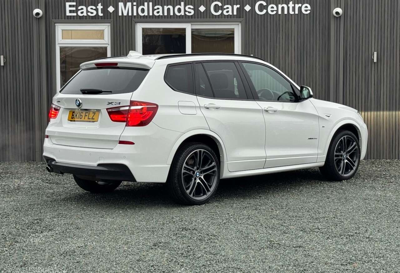 A 2016 BMW X3 2.0 20d M Sport SUV 5dr Diesel Auto xDrive Euro 6 (s/s) (190 ps) A 2016 BMW X3 2.0 20d M Sport SUV 5dr Diesel Auto xDrive Euro 6 (s/s) (190 ps)