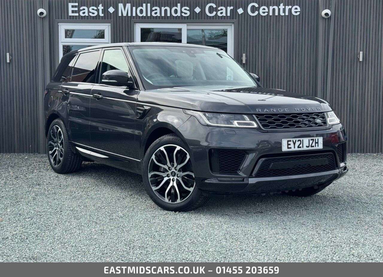 A 2021 LAND ROVER RANGE ROVER SPORT 2.0 P400e 13.1kWh HSE Silver SUV 5dr Petrol Plug-in Hybrid Auto 4WD Euro 6 A 2021 LAND ROVER RANGE ROVER SPORT 2.0 P400e 13.1kWh HSE Silver SUV 5dr Petrol Plug-in Hybrid Auto 4WD Euro 6