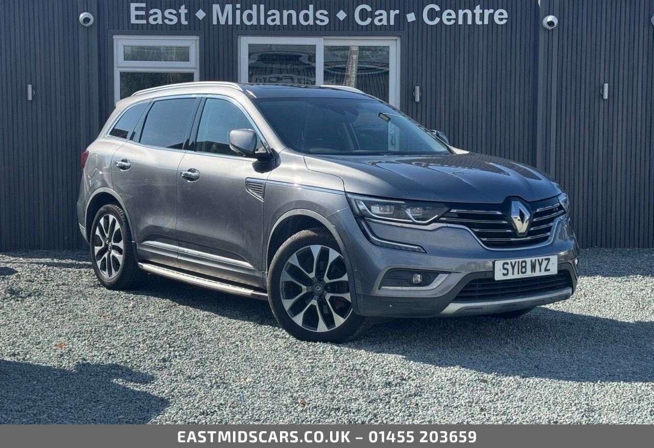 A 2018 RENAULT KOLEOS 2.0 dCi Signature Nav SUV 5dr Diesel Manual 4WD Euro 6 (s/s) (175 ps) A 2018 RENAULT KOLEOS 2.0 dCi Signature Nav SUV 5dr Diesel Manual 4WD Euro 6 (s/s) (175 ps)