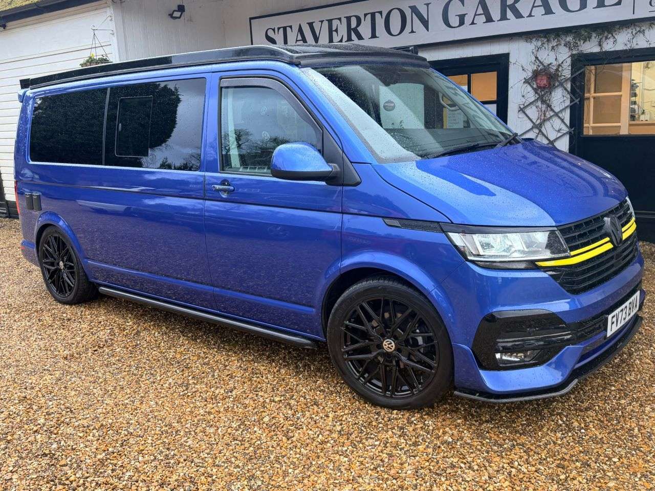 A 2023 VOLKSWAGEN TRANSPORTER 2.0 TDI T30 Highline 4 Berth Camper Van FWD LWB Euro 6 (s/s) (110 ps) A 2023 VOLKSWAGEN TRANSPORTER 2.0 TDI T30 Highline 4 Berth Camper Van FWD LWB Euro 6 (s/s) (110 ps)