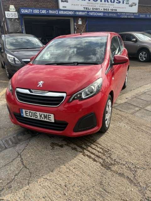 A 2016 PEUGEOT 108 1.0 Active Hatchback 3dr Petrol Manual Euro 6 (68 ps) A 2016 PEUGEOT 108 1.0 Active Hatchback 3dr Petrol Manual Euro 6 (68 ps)