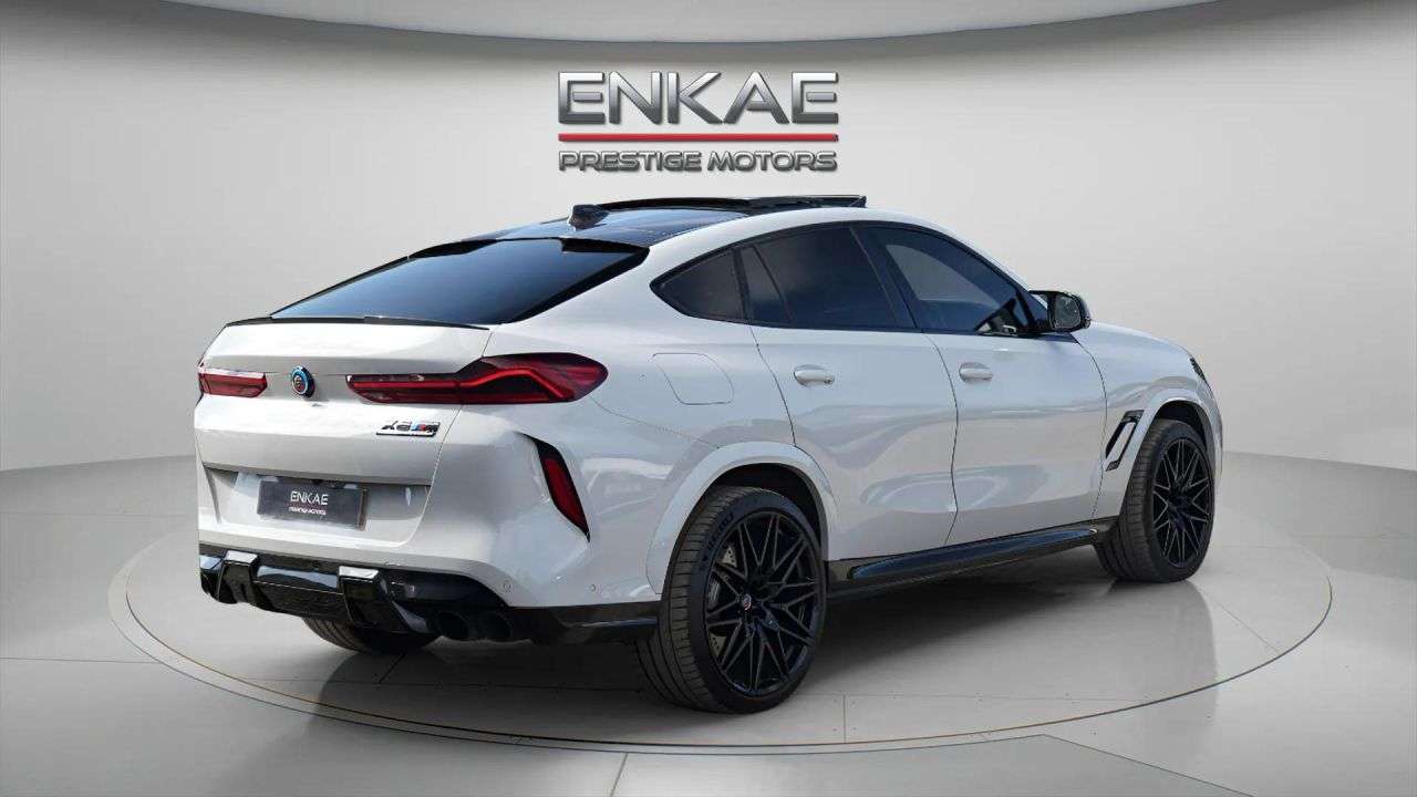 A 2021 BMW X6 M 4.4i V8 Competition SUV 5dr Petrol Auto xDrive Euro 6 (s/s) (625 ps) X6M BU A 2021 BMW X6 M 4.4i V8 Competition SUV 5dr Petrol Auto xDrive Euro 6 (s/s) (625 ps) X6M BU