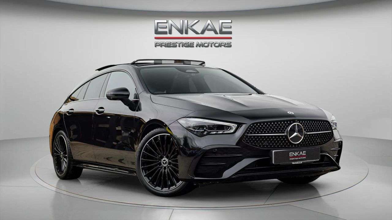 A 2024 MERCEDES-BENZ CLA 1.3 CLA200h MHEV AMG Line (Premium Plus) Shooting Brake 5dr Petrol Hybrid 7 A 2024 MERCEDES-BENZ CLA 1.3 CLA200h MHEV AMG Line (Premium Plus) Shooting Brake 5dr Petrol Hybrid 7