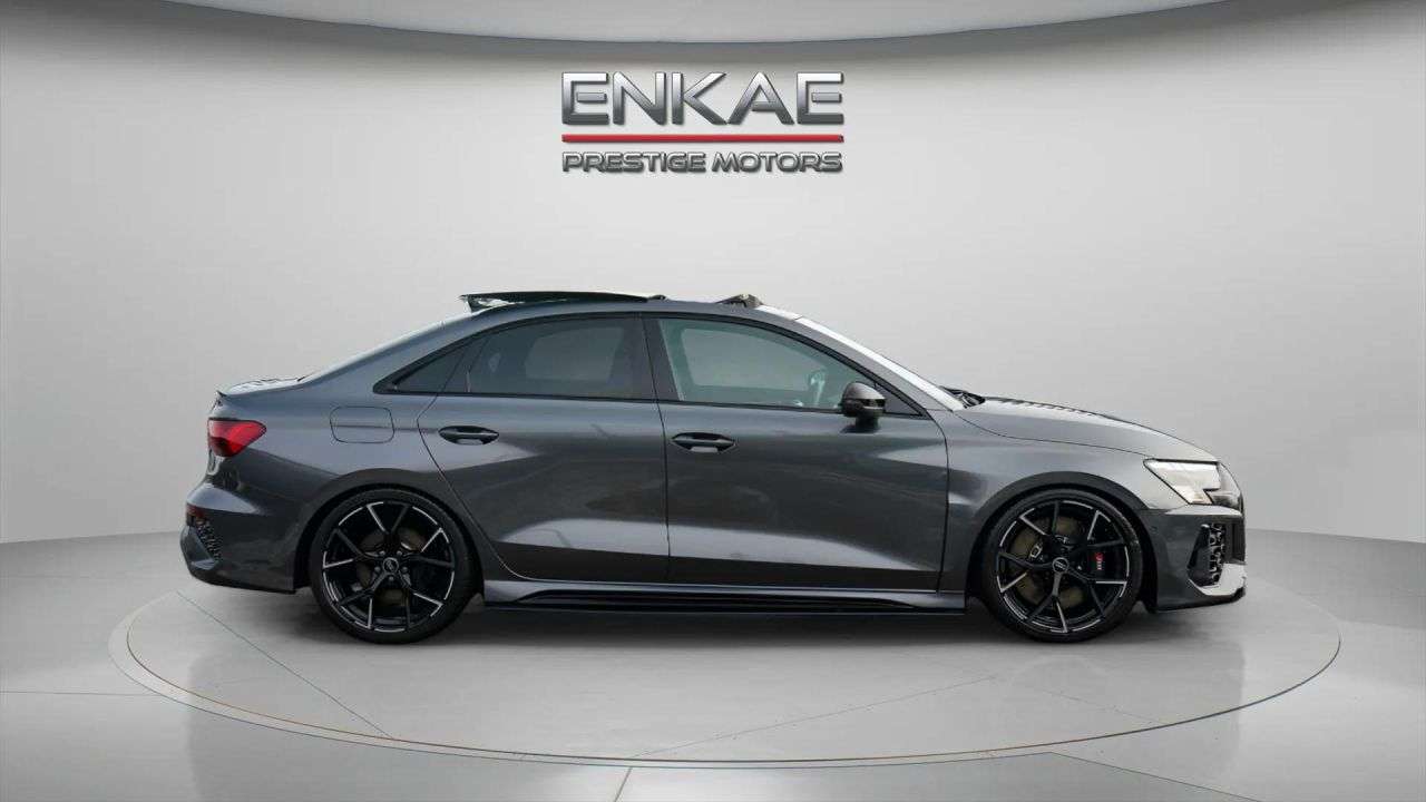 A 2023 AUDI RS3 2.5 TFSI Vorsprung Saloon 4dr Petrol S Tronic quattro Euro 6 (s/s) (400 ps) A 2023 AUDI RS3 2.5 TFSI Vorsprung Saloon 4dr Petrol S Tronic quattro Euro 6 (s/s) (400 ps)