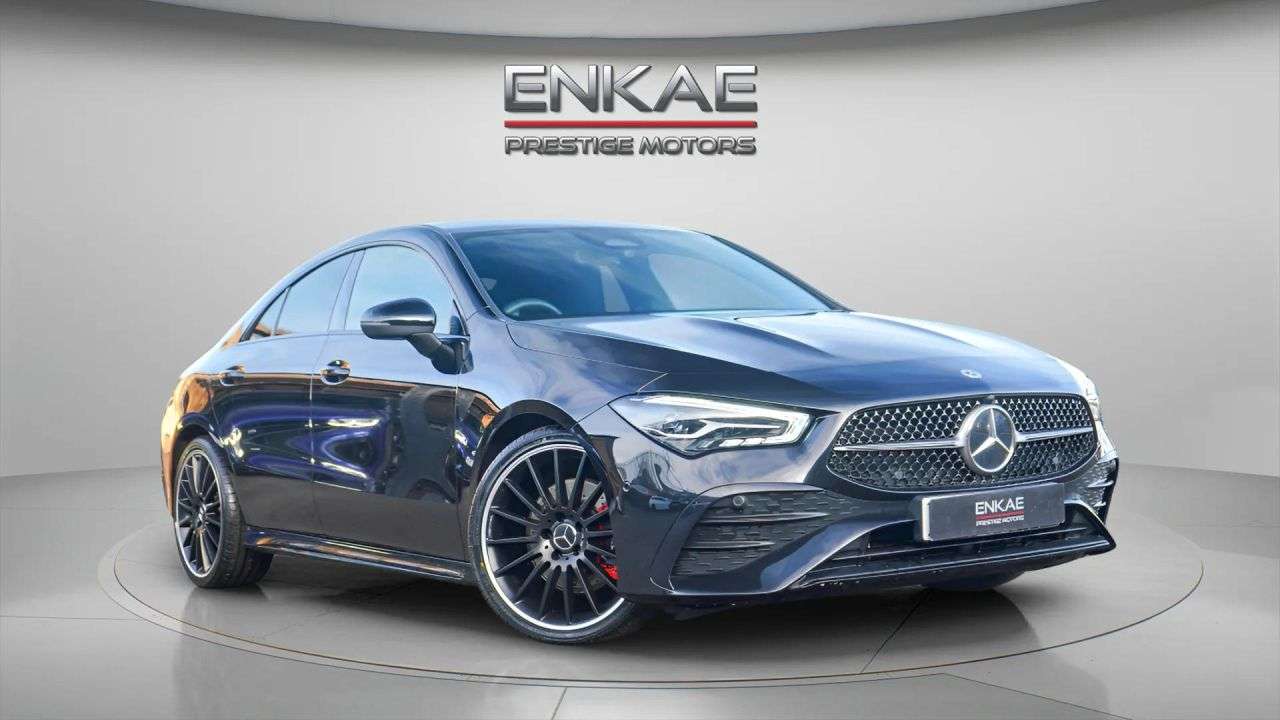 A 2023 MERCEDES-BENZ CLA 1.3 CLA200h MHEV AMG Line (Executive) Coupe 4dr Petrol Hybrid 7G-DCT Euro 6 A 2023 MERCEDES-BENZ CLA 1.3 CLA200h MHEV AMG Line (Executive) Coupe 4dr Petrol Hybrid 7G-DCT Euro 6