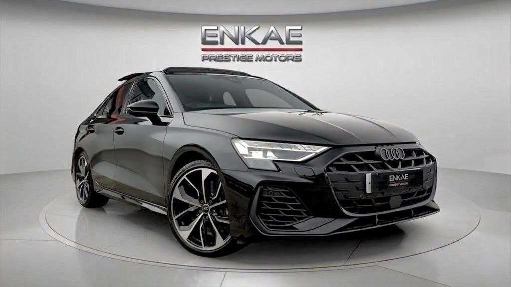 A 2025 AUDI S3 2.0 TFSI Black Edition Saloon 4dr Petrol S Tronic quattro Euro 6 (s/s) (333 A 2025 AUDI S3 2.0 TFSI Black Edition Saloon 4dr Petrol S Tronic quattro Euro 6 (s/s) (333