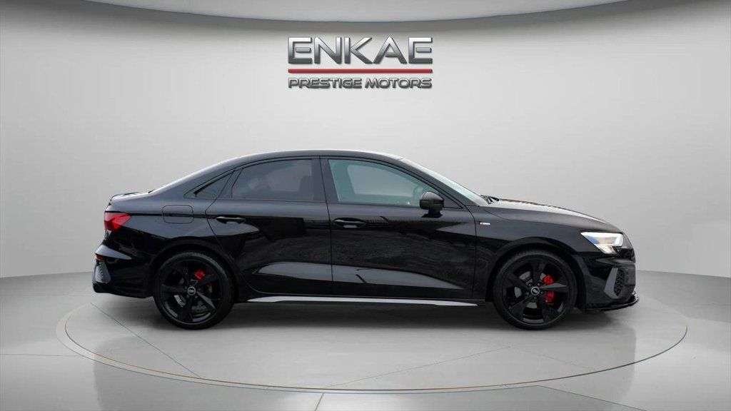 A 2020 AUDI A3 1.5 TFSI 35 S line Saloon 4dr Petrol S Tronic Euro 6 (s/s) (150 ps) BLACK E A 2020 AUDI A3 1.5 TFSI 35 S line Saloon 4dr Petrol S Tronic Euro 6 (s/s) (150 ps) BLACK E