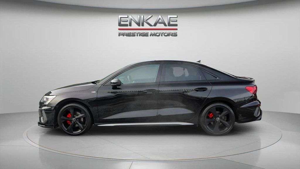 A 2020 AUDI A3 1.5 TFSI 35 S line Saloon 4dr Petrol S Tronic Euro 6 (s/s) (150 ps) BLACK E A 2020 AUDI A3 1.5 TFSI 35 S line Saloon 4dr Petrol S Tronic Euro 6 (s/s) (150 ps) BLACK E