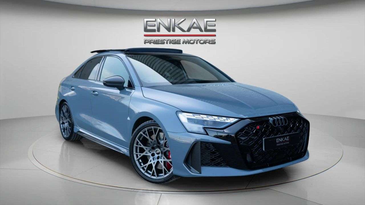 A 2026 AUDI RS3 CARBON VORSPRUNG 2.5 TFSI Carbon Vorsprung Saloon 4dr Petrol S Tronic quattro Euro 6 (s/s) ( A 2026 AUDI RS3 CARBON VORSPRUNG 2.5 TFSI Carbon Vorsprung Saloon 4dr Petrol S Tronic quattro Euro 6 (s/s) (