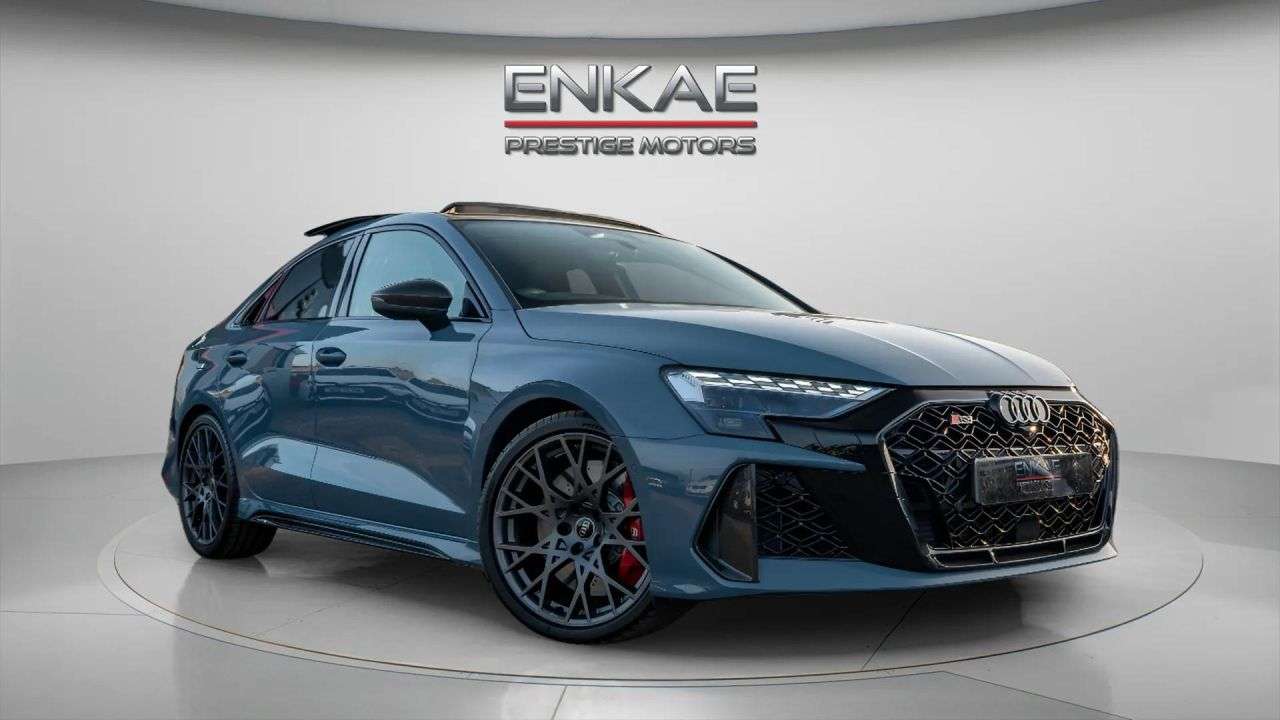 A 2026 AUDI RS3 CARBON VORSPRUNG 2.5 TFSI Carbon Vorsprung Saloon 4dr Petrol S Tronic quattro Euro 6 (s/s) ( A 2026 AUDI RS3 CARBON VORSPRUNG 2.5 TFSI Carbon Vorsprung Saloon 4dr Petrol S Tronic quattro Euro 6 (s/s) (