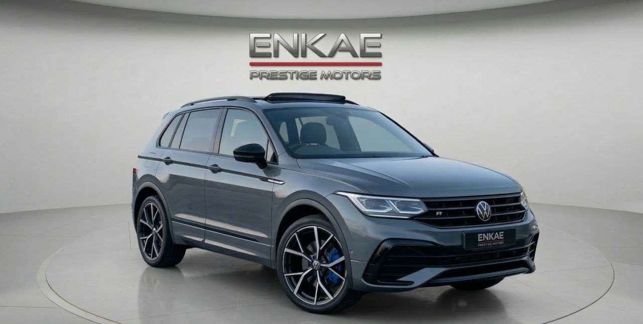 A 2022 VOLKSWAGEN TIGUAN 2.0 TSI R SUV 5dr Petrol DSG 4Motion Euro 6 (s/s) (320 ps) BLACK PACK, META A 2022 VOLKSWAGEN TIGUAN 2.0 TSI R SUV 5dr Petrol DSG 4Motion Euro 6 (s/s) (320 ps) BLACK PACK, META