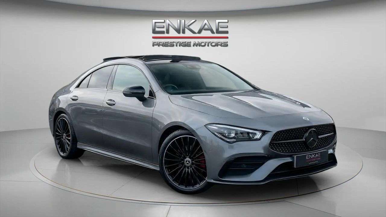 A 2023 MERCEDES-BENZ CLA 1.3 CLA180h MHEV AMG Line (Premium Plus) Coupe 4dr Petrol Hybrid 7G-DCT Eur A 2023 MERCEDES-BENZ CLA 1.3 CLA180h MHEV AMG Line (Premium Plus) Coupe 4dr Petrol Hybrid 7G-DCT Eur