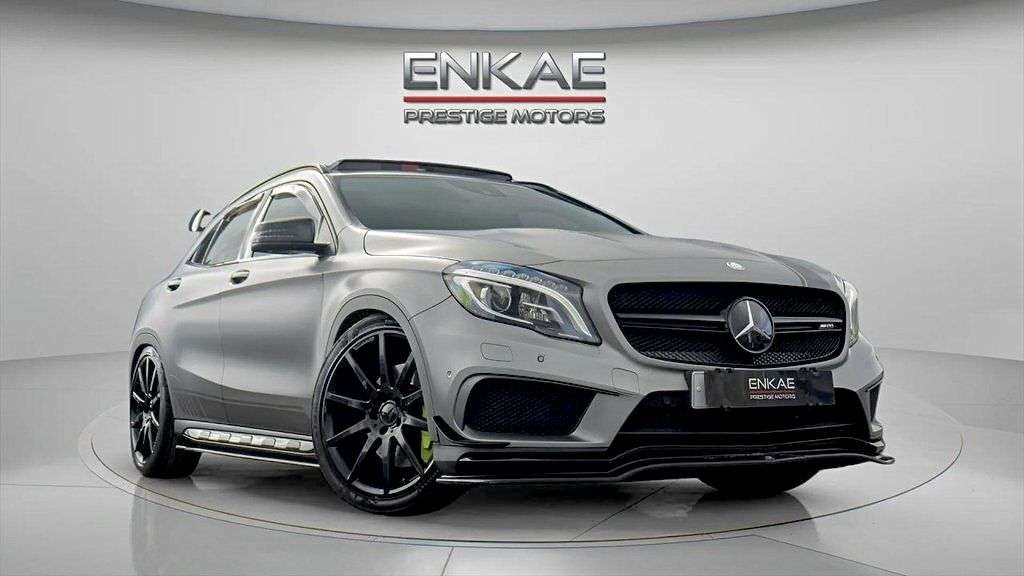 A 2014 MERCEDES-BENZ GLA 2.0 GLA45 AMG SUV 5dr Petrol SpdS DCT 4MATIC Euro 6 (s/s) (360 ps) BUCKET S A 2014 MERCEDES-BENZ GLA 2.0 GLA45 AMG SUV 5dr Petrol SpdS DCT 4MATIC Euro 6 (s/s) (360 ps) BUCKET S
