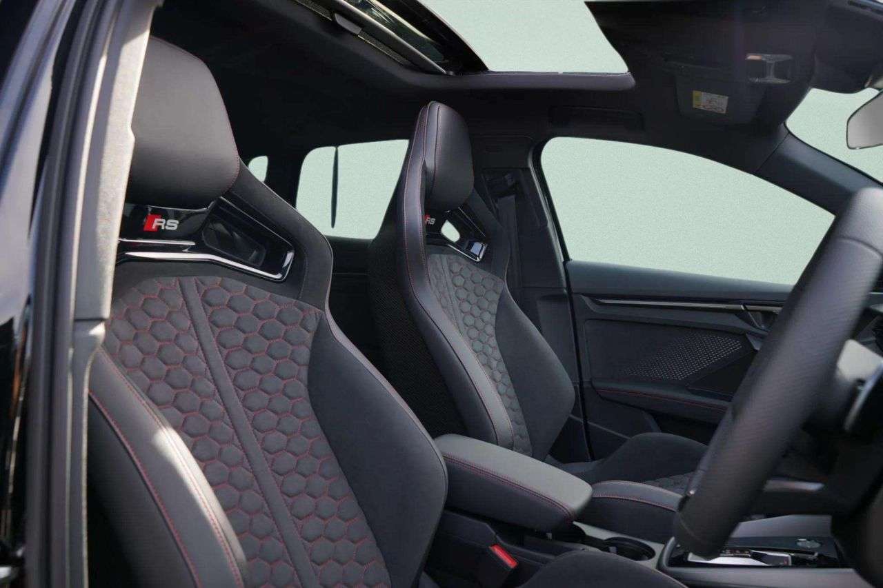 A 2026 AUDI RS3 2.5 TFSI Carbon Vorsprung Sportback 5dr Petrol S Tronic quattro Euro 6 (s/s A 2026 AUDI RS3 2.5 TFSI Carbon Vorsprung Sportback 5dr Petrol S Tronic quattro Euro 6 (s/s