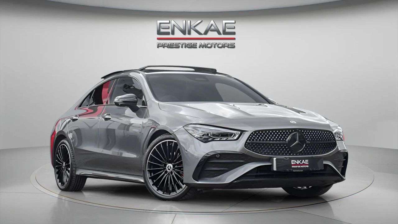 A 2023 MERCEDES-BENZ CLA 1.3 CLA180h MHEV AMG Line (Premium Plus) Coupe 4dr Petrol Hybrid 7G-DCT Eur A 2023 MERCEDES-BENZ CLA 1.3 CLA180h MHEV AMG Line (Premium Plus) Coupe 4dr Petrol Hybrid 7G-DCT Eur