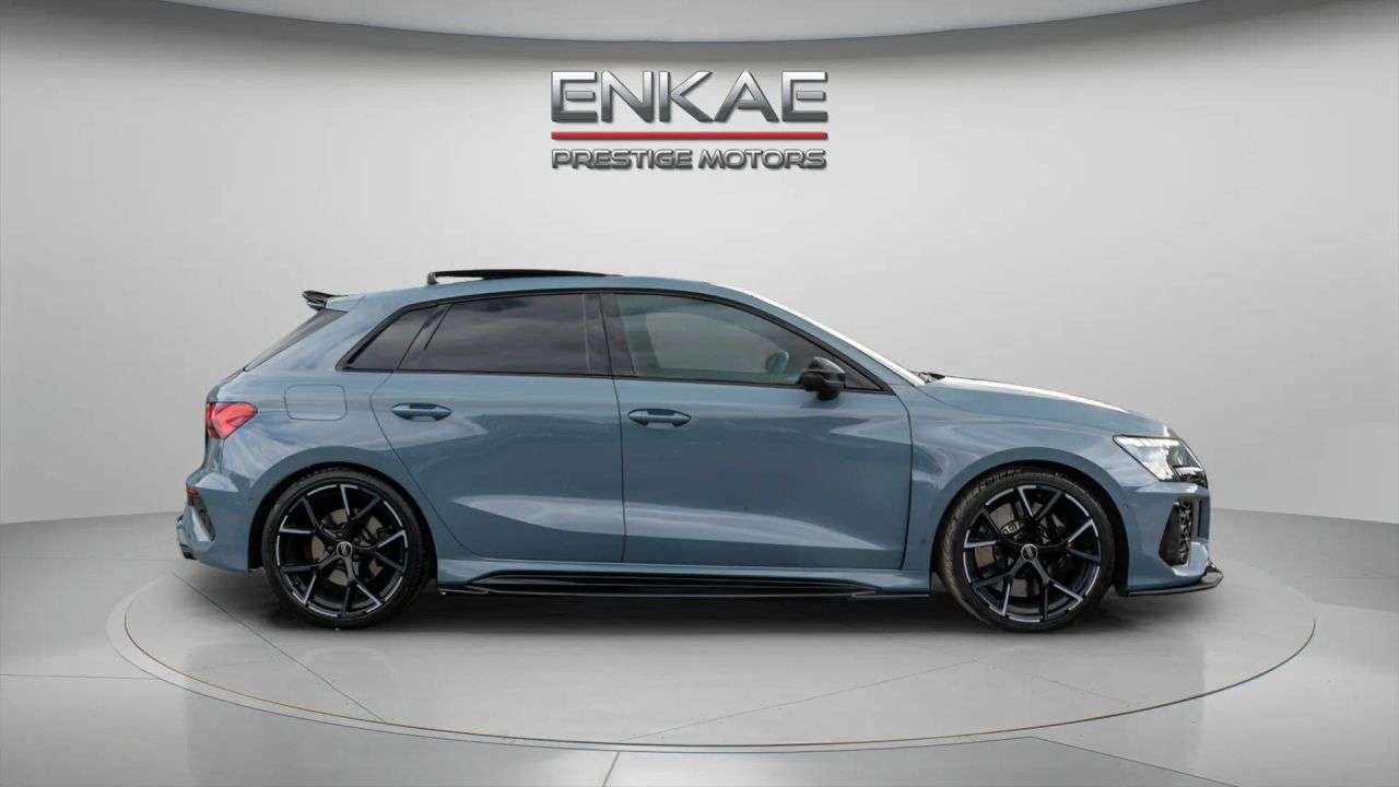 A 2023 AUDI RS3 2.5 TFSI Vorsprung Sportback 5dr Petrol S Tronic quattro Euro 6 (s/s) (400 A 2023 AUDI RS3 2.5 TFSI Vorsprung Sportback 5dr Petrol S Tronic quattro Euro 6 (s/s) (400