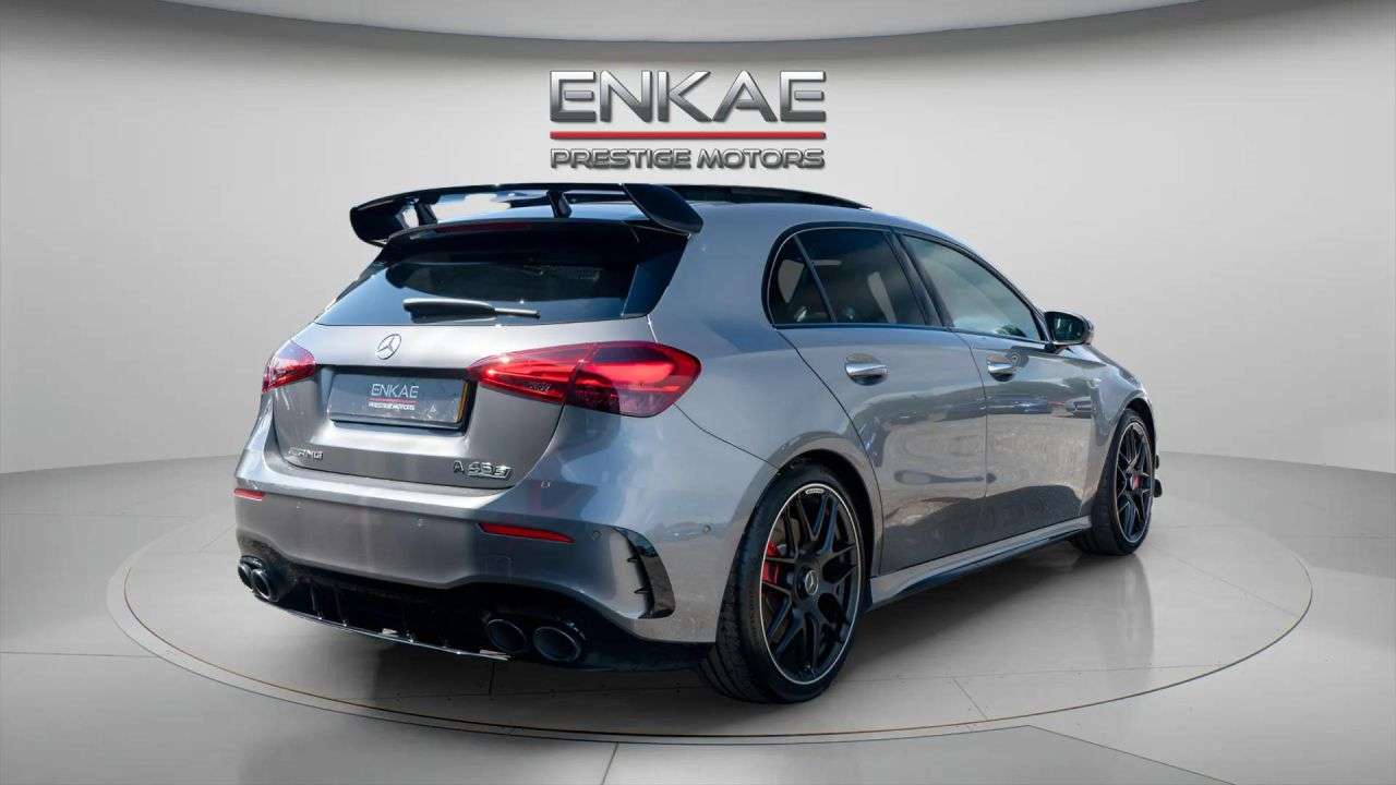 A 2025 MERCEDES-BENZ A-CLASS 2.0 A45 AMG S Plus Hatchback 5dr Petrol 8G-DCT 4MATIC+ Euro 6 (s/s) (421 ps A 2025 MERCEDES-BENZ A-CLASS 2.0 A45 AMG S Plus Hatchback 5dr Petrol 8G-DCT 4MATIC+ Euro 6 (s/s) (421 ps
