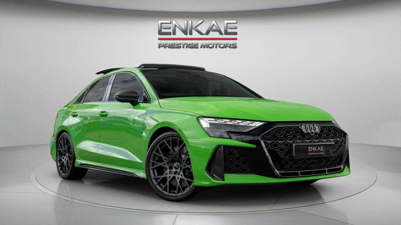 A 2025 AUDI RS3 2.5 TFSI Carbon Vorsprung Saloon 4dr Petrol S Tronic quattro Euro 6 (s/s) ( A 2025 AUDI RS3 2.5 TFSI Carbon Vorsprung Saloon 4dr Petrol S Tronic quattro Euro 6 (s/s) (