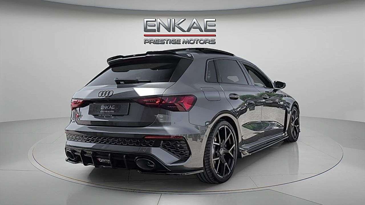 A 2023 AUDI RS3 2.5 TFSI Vorsprung Sportback 5dr Petrol S Tronic quattro Euro 6 (s/s) (400 A 2023 AUDI RS3 2.5 TFSI Vorsprung Sportback 5dr Petrol S Tronic quattro Euro 6 (s/s) (400