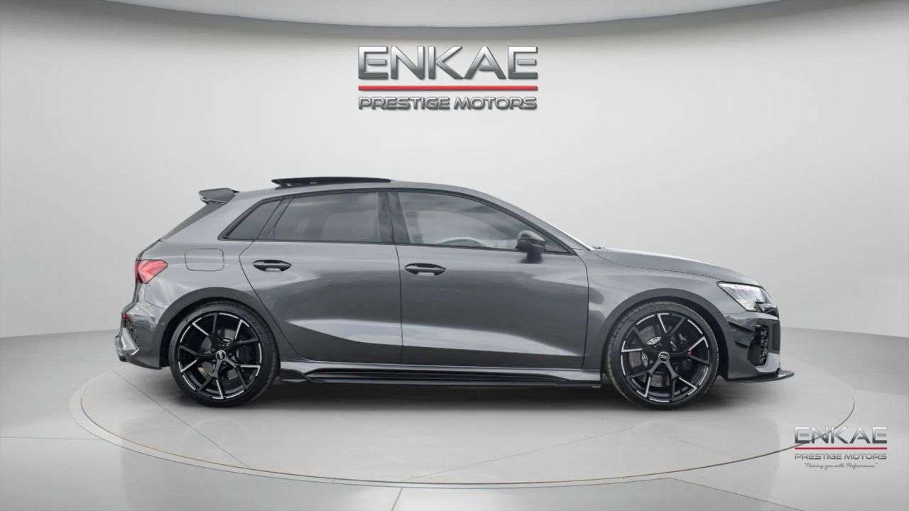 A 2023 AUDI RS3 2.5 TFSI Vorsprung Sportback 5dr Petrol S Tronic quattro Euro 6 (s/s) (400 A 2023 AUDI RS3 2.5 TFSI Vorsprung Sportback 5dr Petrol S Tronic quattro Euro 6 (s/s) (400