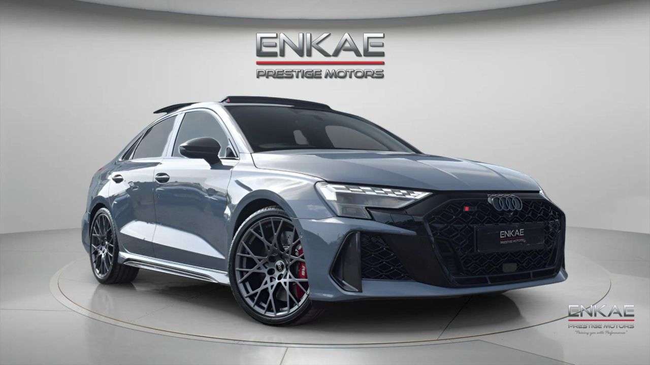 A 2026 AUDI RS3 2.5 TFSI Carbon Vorsprung Saloon 4dr Petrol S Tronic quattro Euro 6 (s/s) ( A 2026 AUDI RS3 2.5 TFSI Carbon Vorsprung Saloon 4dr Petrol S Tronic quattro Euro 6 (s/s) (