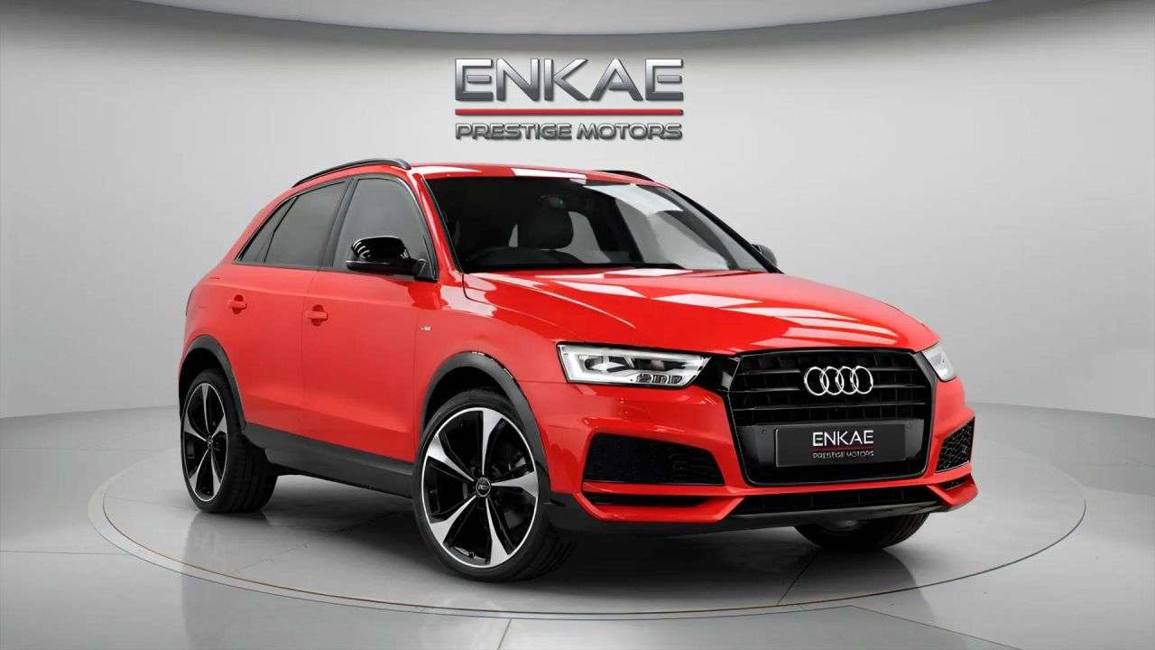 A 2018 AUDI Q3 1.4 TFSI CoD Black Edition SUV 5dr Petrol S Tronic Euro 6 (s/s) (150 ps) * A 2018 AUDI Q3 1.4 TFSI CoD Black Edition SUV 5dr Petrol S Tronic Euro 6 (s/s) (150 ps) *