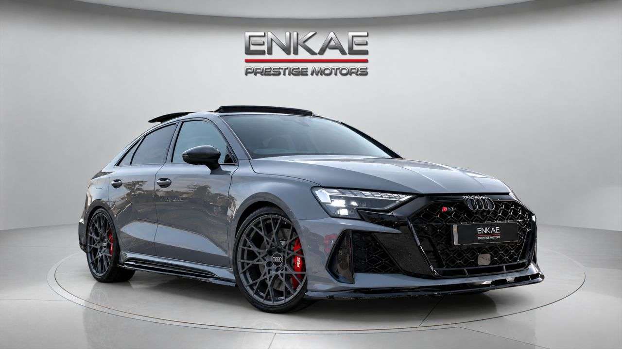 A 2026 AUDI RS3 2.5 TFSI Carbon Vorsprung Saloon 4dr Petrol S Tronic quattro Euro 6 (s/s) ( A 2026 AUDI RS3 2.5 TFSI Carbon Vorsprung Saloon 4dr Petrol S Tronic quattro Euro 6 (s/s) (