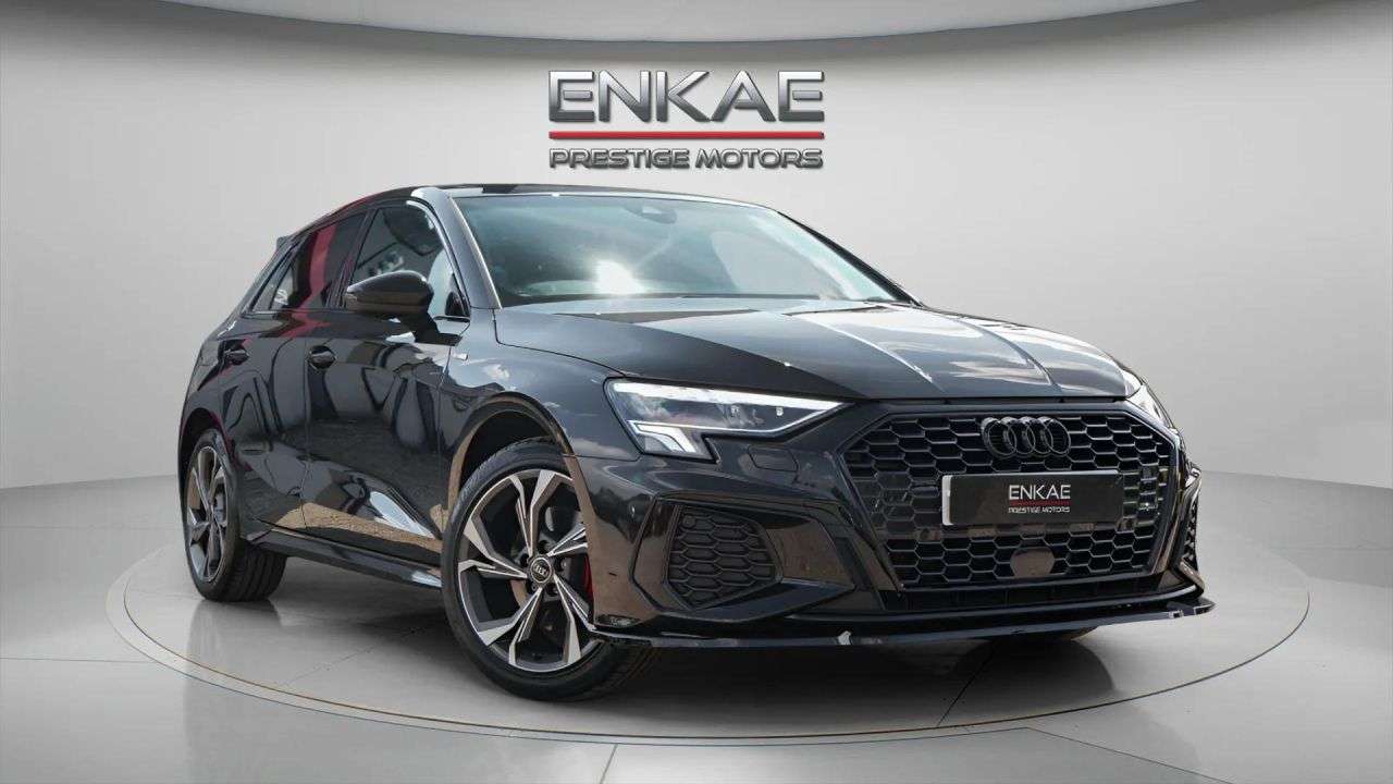 A 2022 AUDI A3 1.4 TFSIe 40 S line Sportback 5dr Petrol Plug-in Hybrid S Tronic Euro 6 (s/ A 2022 AUDI A3 1.4 TFSIe 40 S line Sportback 5dr Petrol Plug-in Hybrid S Tronic Euro 6 (s/