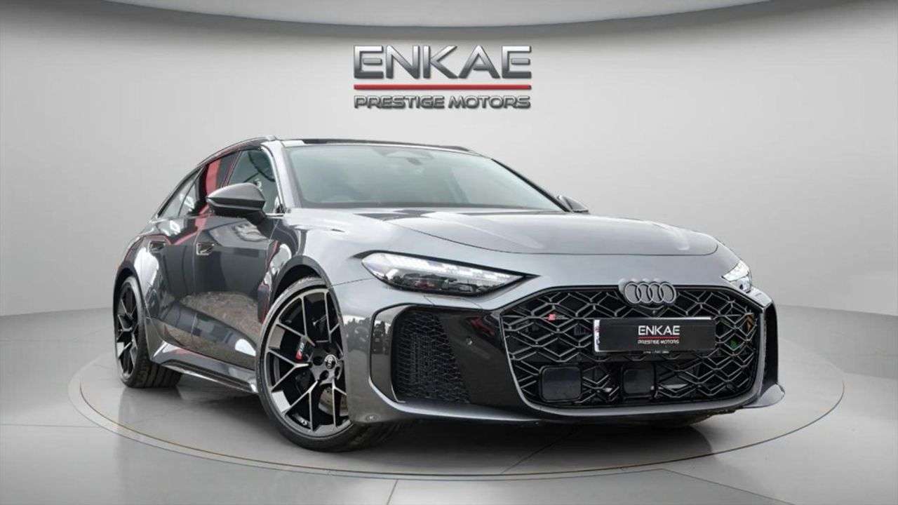A 2026 AUDI RS5 AVANT 2.9 TFSI V6 AUTO 5dr Auto 630 BHP 25.9kWh Performance Vorsprung Avant Tiptr A 2026 AUDI RS5 AVANT 2.9 TFSI V6 AUTO 5dr Auto 630 BHP 25.9kWh Performance Vorsprung Avant Tiptr