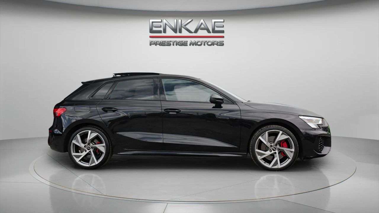A 2023 AUDI S3 2.0 TFSI Black Edition Sportback 5dr Petrol S Tronic quattro Euro 6 (s/s) ( A 2023 AUDI S3 2.0 TFSI Black Edition Sportback 5dr Petrol S Tronic quattro Euro 6 (s/s) (