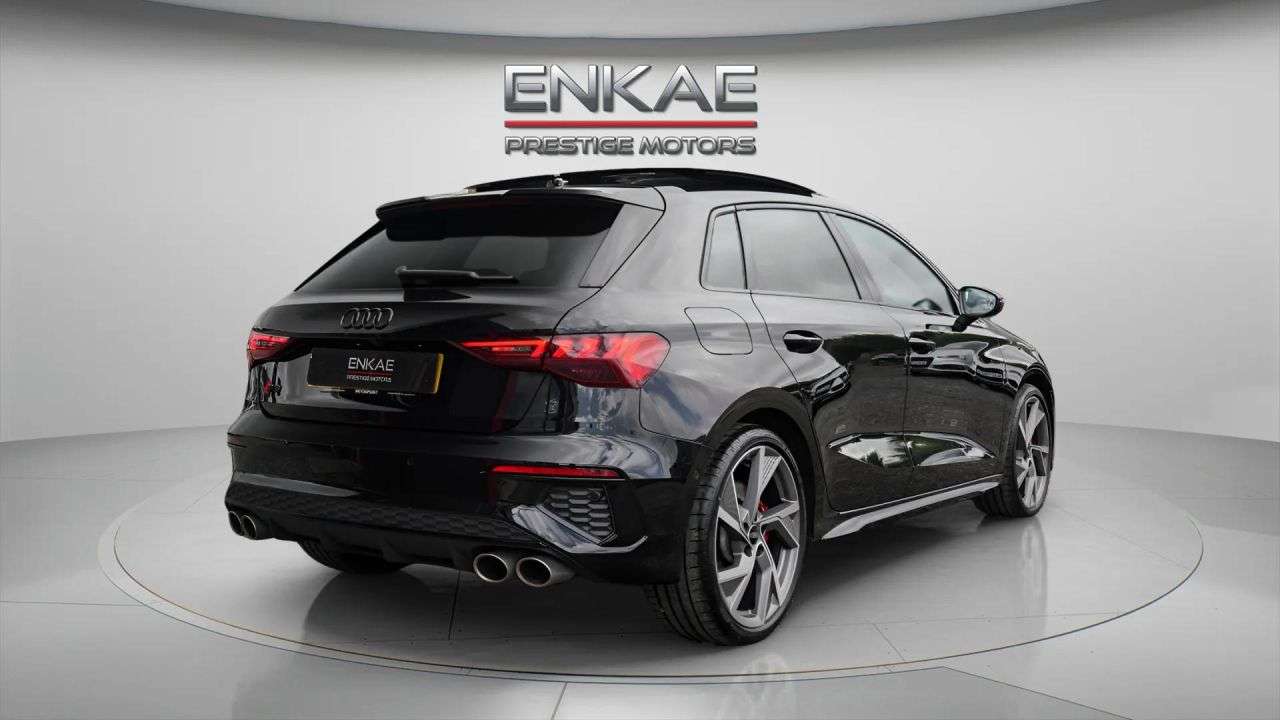 A 2023 AUDI S3 2.0 TFSI Black Edition Sportback 5dr Petrol S Tronic quattro Euro 6 (s/s) ( A 2023 AUDI S3 2.0 TFSI Black Edition Sportback 5dr Petrol S Tronic quattro Euro 6 (s/s) (