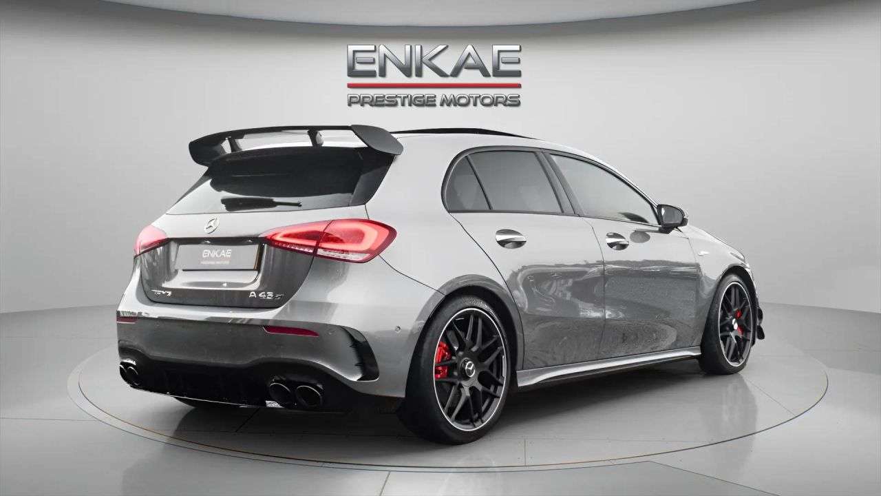 A 2022 MERCEDES-BENZ A CLASS 2.0 A45 AMG S Plus Hatchback 5dr Petrol 8G-DCT 4MATIC+ Euro 6 (s/s) (421 ps A 2022 MERCEDES-BENZ A CLASS 2.0 A45 AMG S Plus Hatchback 5dr Petrol 8G-DCT 4MATIC+ Euro 6 (s/s) (421 ps