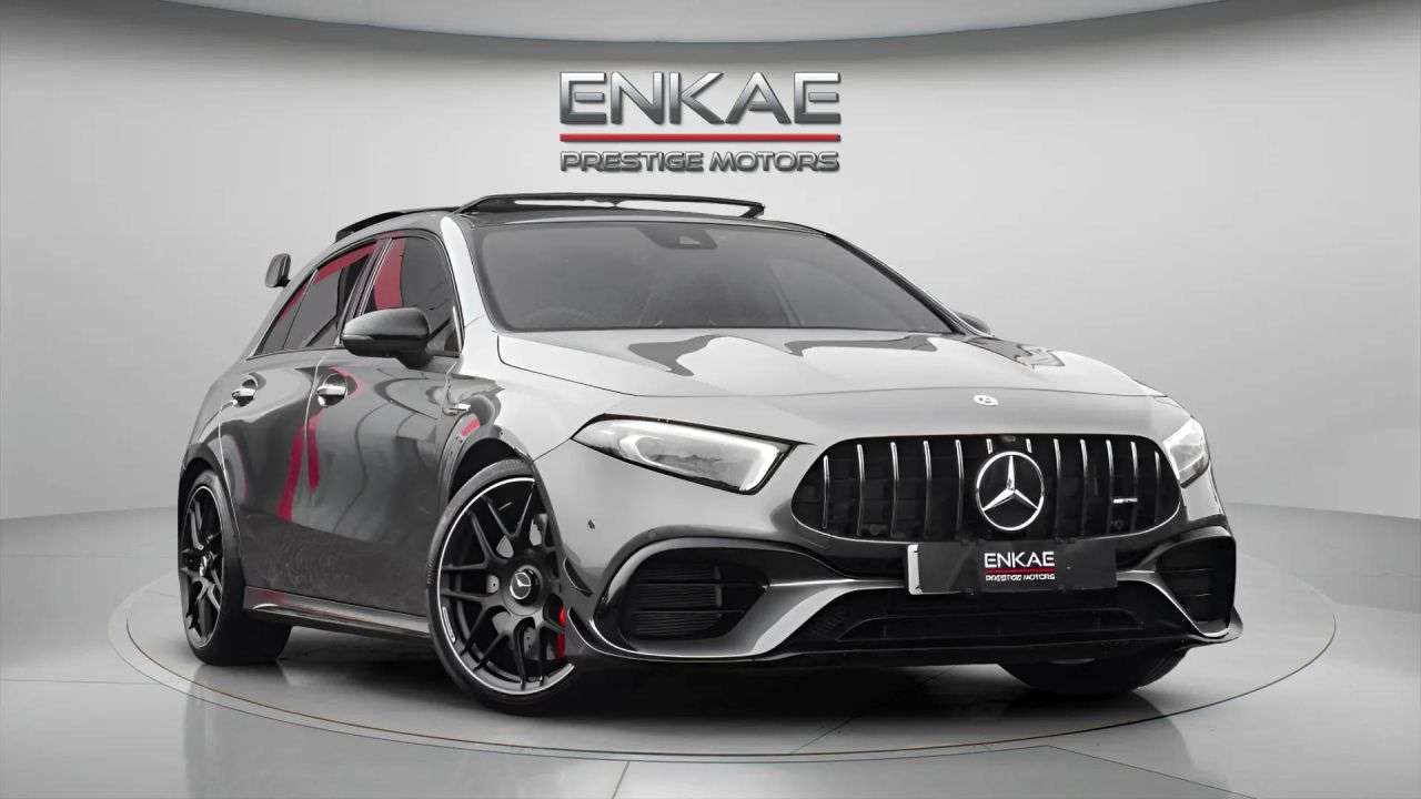 A 2022 MERCEDES-BENZ A CLASS 2.0 A45 AMG S Plus Hatchback 5dr Petrol 8G-DCT 4MATIC+ Euro 6 (s/s) (421 ps A 2022 MERCEDES-BENZ A CLASS 2.0 A45 AMG S Plus Hatchback 5dr Petrol 8G-DCT 4MATIC+ Euro 6 (s/s) (421 ps