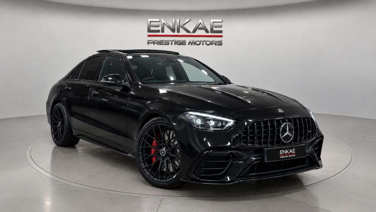 A 2024 MERCEDES-BENZ C CLASS 2.0 C63 6.1kWh AMG S E Performance Night Edition (Premium Plus) Saloon 4dr A 2024 MERCEDES-BENZ C CLASS 2.0 C63 6.1kWh AMG S E Performance Night Edition (Premium Plus) Saloon 4dr
