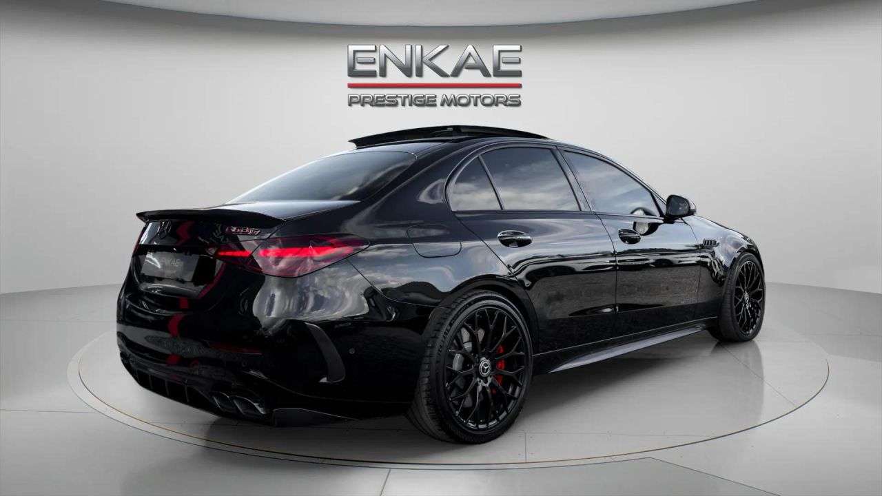 A 2024 MERCEDES-BENZ C CLASS 2.0 C63 6.1kWh AMG S E Performance Night Edition (Premium Plus) Saloon 4dr A 2024 MERCEDES-BENZ C CLASS 2.0 C63 6.1kWh AMG S E Performance Night Edition (Premium Plus) Saloon 4dr