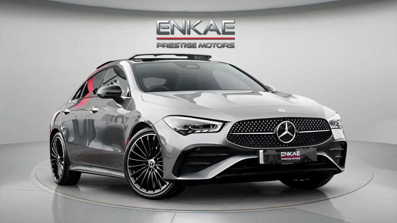 A 2024 MERCEDES-BENZ CLA 1.3 CLA180h MHEV AMG Line (Premium Plus) Coupe 4dr Petrol Hybrid 7G-DCT Eur A 2024 MERCEDES-BENZ CLA 1.3 CLA180h MHEV AMG Line (Premium Plus) Coupe 4dr Petrol Hybrid 7G-DCT Eur