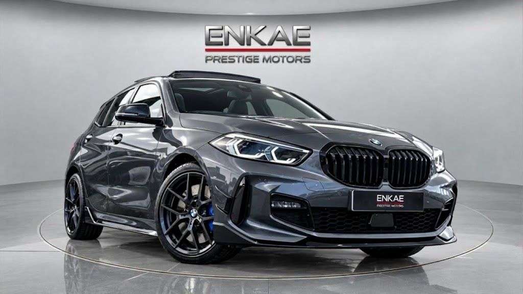 A 2021 BMW 1 SERIES 1.5 118i M Sport (LCP) Hatchback 5dr Petrol DCT Euro 6 (s/s) (136 ps) BLUE A 2021 BMW 1 SERIES 1.5 118i M Sport (LCP) Hatchback 5dr Petrol DCT Euro 6 (s/s) (136 ps) BLUE