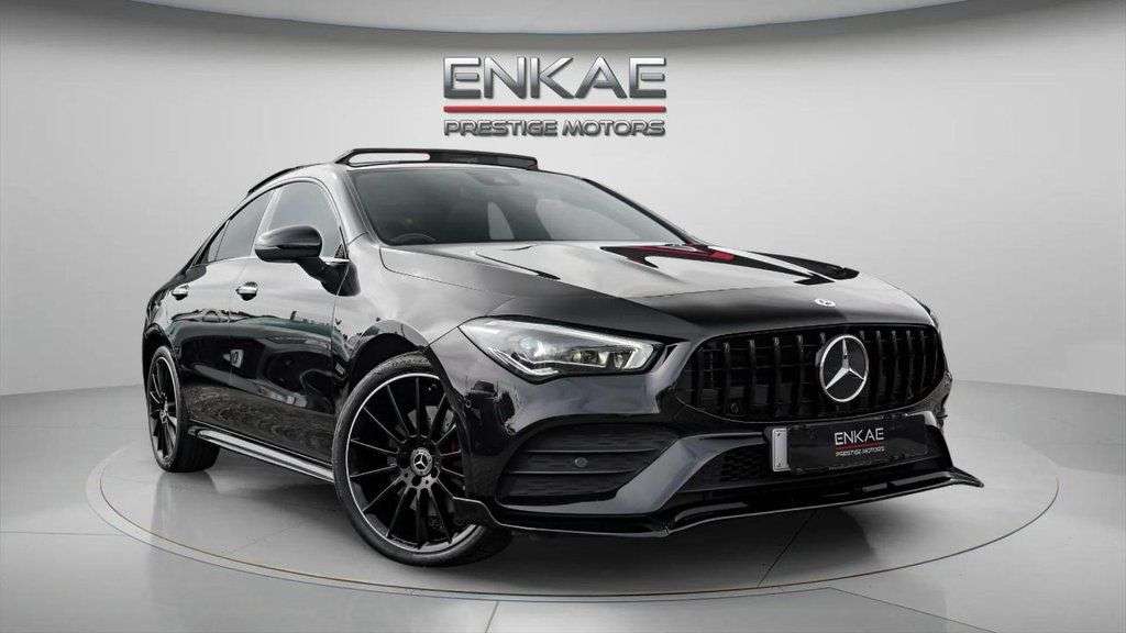 A 2023 MERCEDES-BENZ CLA 1.3 CLA250e 15.6kWh AMG Line Night Edition (Premium Plus) Coupe 4dr Petrol A 2023 MERCEDES-BENZ CLA 1.3 CLA250e 15.6kWh AMG Line Night Edition (Premium Plus) Coupe 4dr Petrol