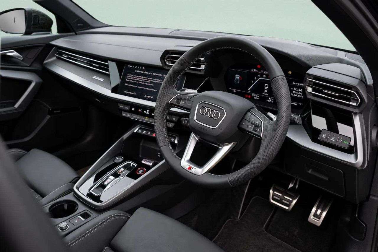A 2026 AUDI S3 2.0 TFSI Vorsprung Saloon 4dr Petrol S Tronic quattro Euro 6 (s/s) (333 ps) A 2026 AUDI S3 2.0 TFSI Vorsprung Saloon 4dr Petrol S Tronic quattro Euro 6 (s/s) (333 ps)