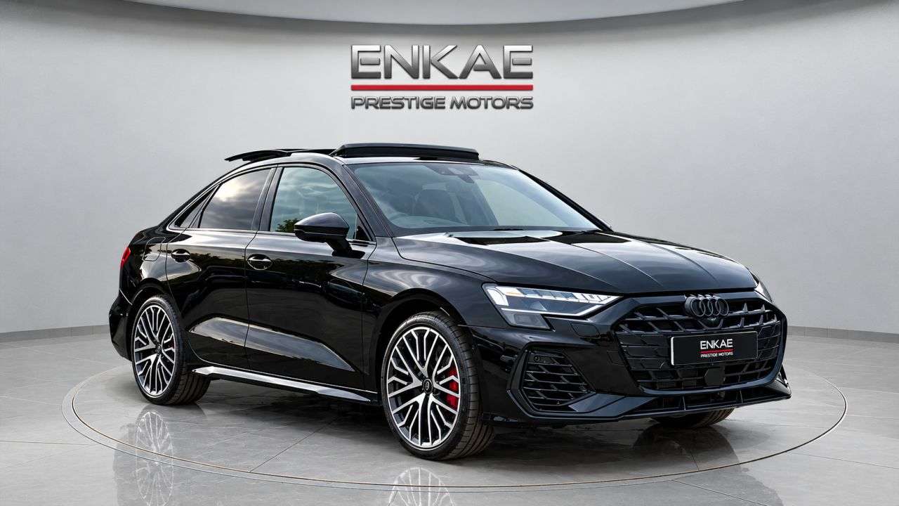 A 2026 AUDI S3 2.0 TFSI Vorsprung Saloon 4dr Petrol S Tronic quattro Euro 6 (s/s) (333 ps) A 2026 AUDI S3 2.0 TFSI Vorsprung Saloon 4dr Petrol S Tronic quattro Euro 6 (s/s) (333 ps)