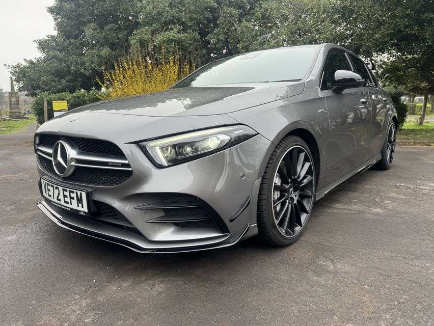 A 2023 MERCEDES-BENZ A-CLASS 2.0 A35 AMG (Premium Plus) Hatchback 5dr Petrol 7G-DCT 4MATIC Euro 6 (s/s) A 2023 MERCEDES-BENZ A-CLASS 2.0 A35 AMG (Premium Plus) Hatchback 5dr Petrol 7G-DCT 4MATIC Euro 6 (s/s)