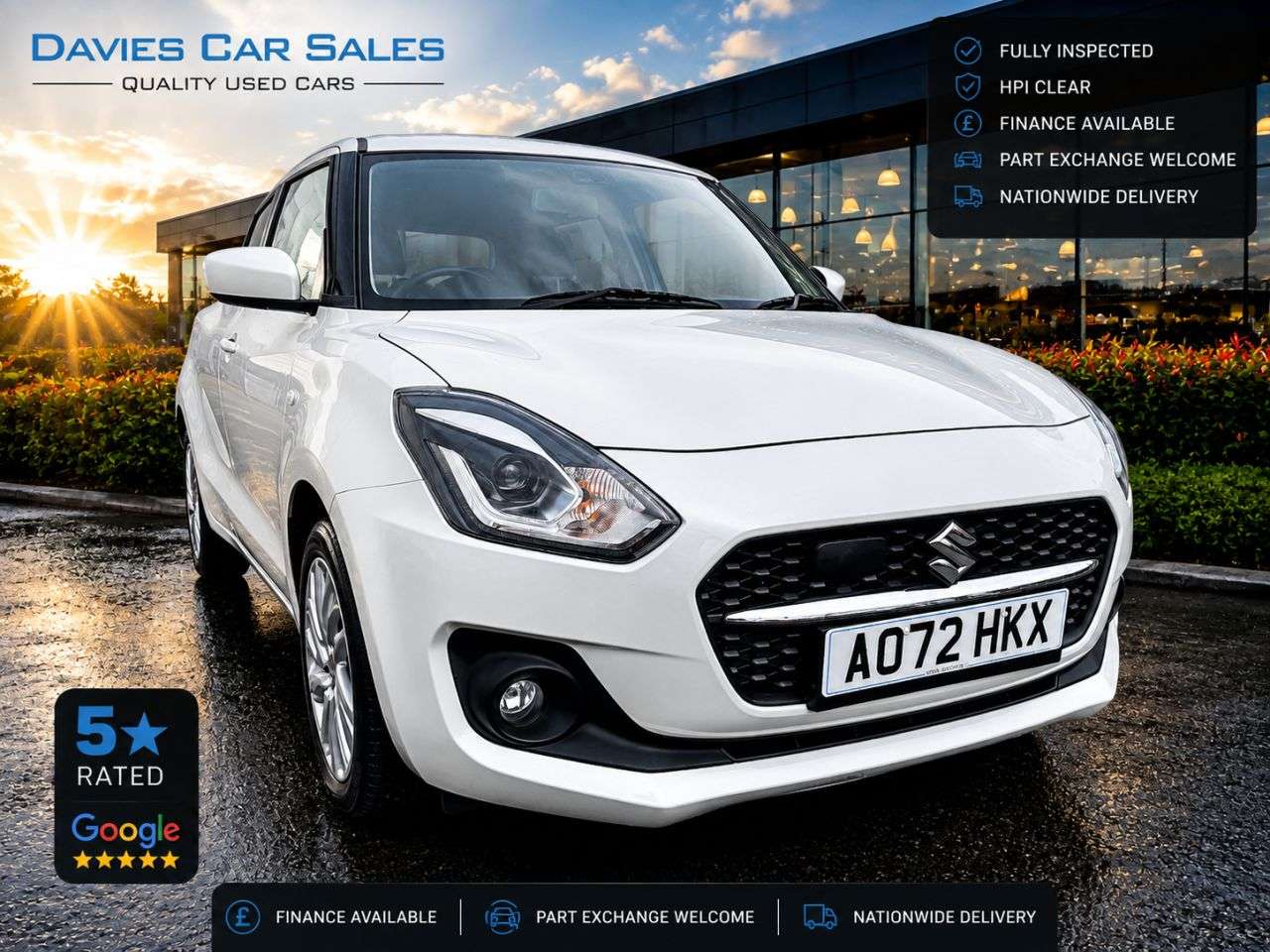 A 2023 SUZUKI SWIFT 1.2 Dualjet MHEV SZ-T Hatchback 5dr Petrol Hybrid CVT Euro 6 (s/s) (83 ps) A 2023 SUZUKI SWIFT 1.2 Dualjet MHEV SZ-T Hatchback 5dr Petrol Hybrid CVT Euro 6 (s/s) (83 ps)